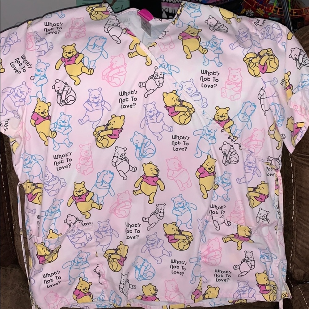Winnie the Pooh scrub top